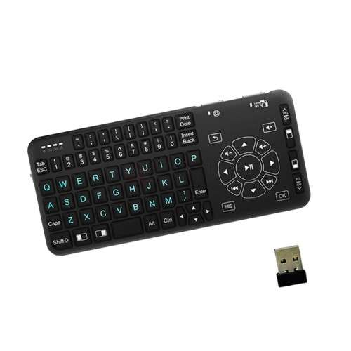 Rii RT504 Multimedia Wireless Mini Keyboard with Touchpad