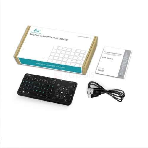Rii RT504 Multimedia Wireless Mini Keyboard with Touchpad