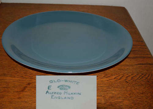 alfred meakin meat platter glo white pattern