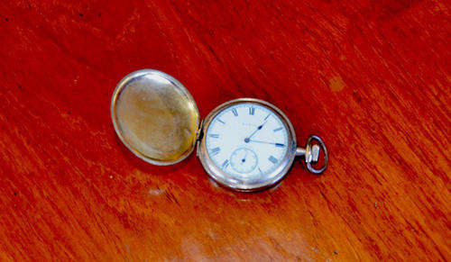 old elgin  pocket watch not working