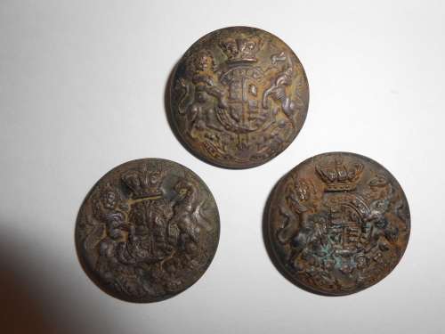 British general uniform buttons from the Anglo Boer war