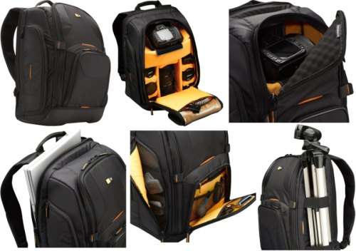Case Logic SLR Camera/Laptop Backpack SLRC-206-BLACK