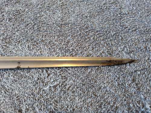 Vintage AK47 Folding Spike Bayonet, Trefoil blade
