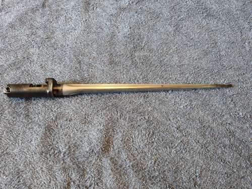 Vintage AK47 Folding Spike Bayonet, Trefoil blade