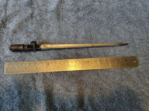 Vintage AK47 Folding Spike Bayonet, Trefoil blade