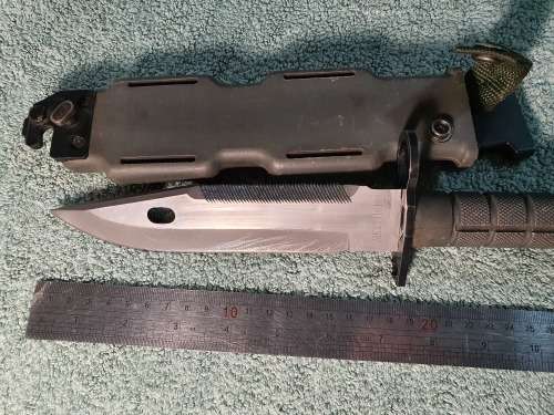 American M9 Bayonet with Scabbard