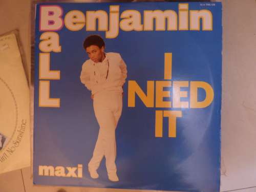 BENJAMIN BALL - I NEED IT  ( "12" MAXI SINGLE - VERY RARE)
