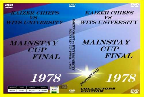 MAINSTAY CUP FINAL 1978 SOCCER DVD`S