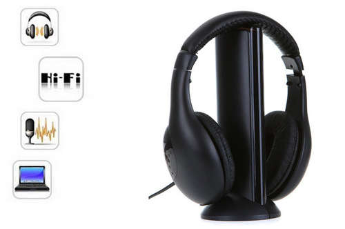 5-in-1 Hi-Fi S-XBS Wireless Headphones