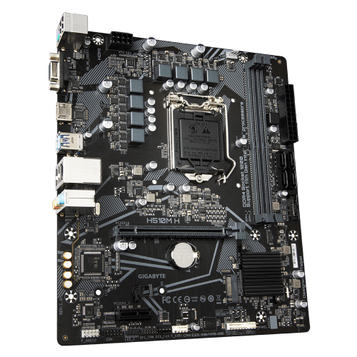 Gigabyte H510M H Motherboard, Supports 10th and 11th Generation CPU