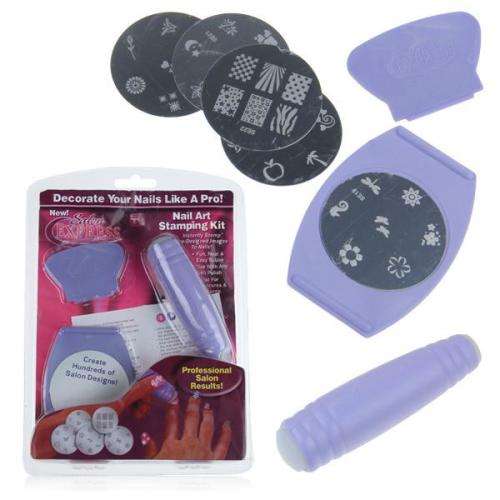 Salon Express Nail Art Stamping Kit
