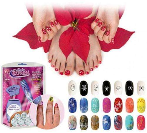 Salon Express Nail Art Stamping Kit