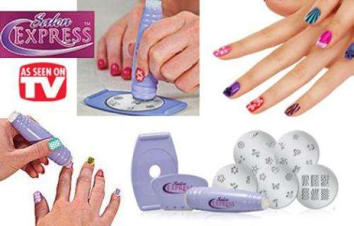 Salon Express Nail Art Stamping Kit