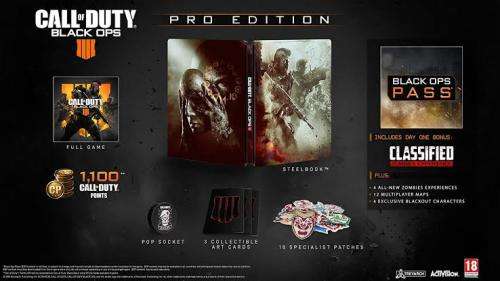 Call Of Duty Black Ops 4 Pro Edition - PS4