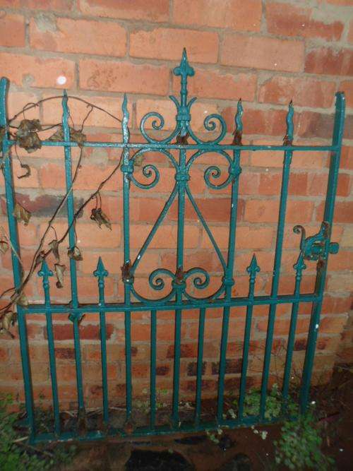ANTIQUE WROUGHT IRON GATE