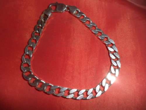 STERLING SILVER CHAIN BRACELET