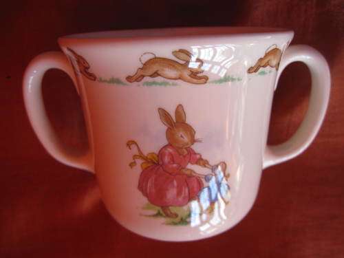 ROYAL DOULTON BUNNYKINS DOUBLE HANDLED MUG