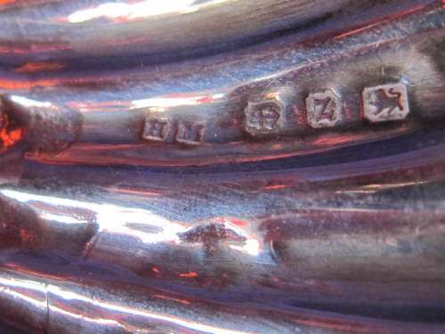 PAIR OF SILVER SHELL DISHES