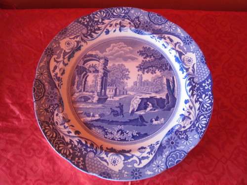 6 SPODE DINNER PLATES