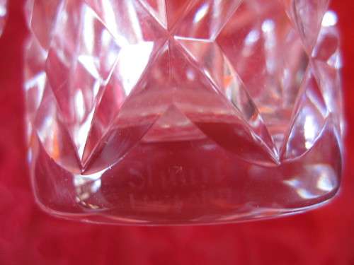 6 LITTTLE STUART CRYSTAL WAVERLEY CORDIAL TUMBLERS