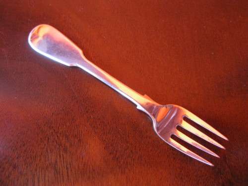 HALLMARKED IRISH SILVER FORK