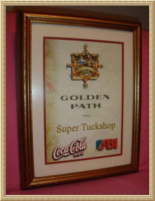 Framed - Coca-Cola Golden Path Award Super Tuckshop from Blisful