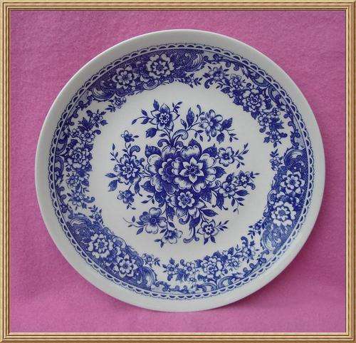 Constantia Blue & White Floral Plate from Blisful