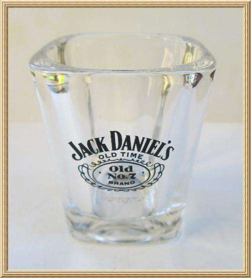 Advertising Solid Shot Glass " Jack Daniel's Old no.7 " from Blisful