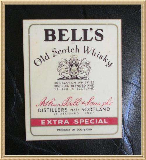 Advertising Sign -Vintage  Bell's Old Scotch Whisky from Blisful