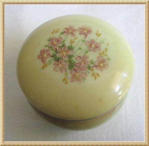 Vintage Genuine Alabaster Trinket Holder - Italy from Blisful