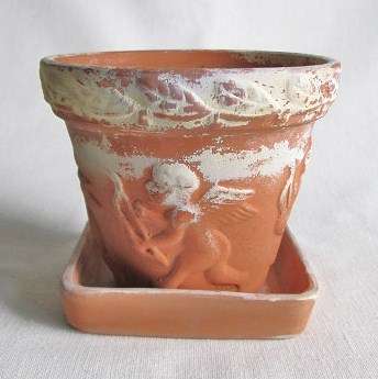 Cherub Pot & Tray from Blisful