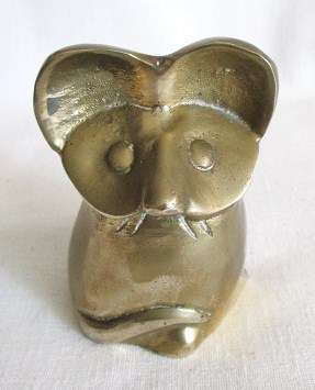 Vintage Solid Brass 'Church Mouse' from Blisful