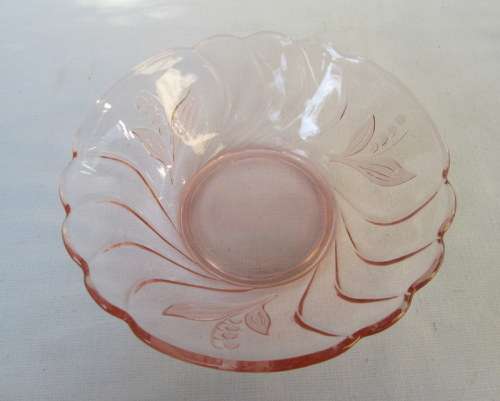 Vintage Pink Crystal Bowls from Blisful