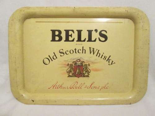 Advertising Tin Tray - Bells Old Scotch Whisky Arthur Bell & Sons from Blisful