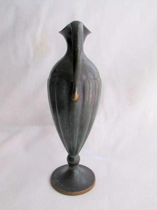 Vintage solid Bronze Judaica Oil Jug from Blisful
