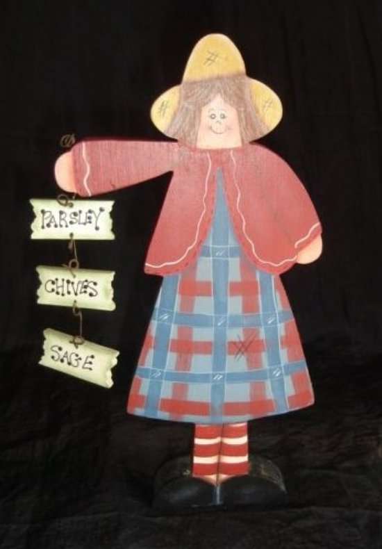 WOODEN PARSLEY, CHIVES, SAGE OUMA