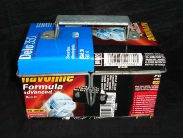 HANDMADE HAVOLINE TIN BOX from BLISFUL