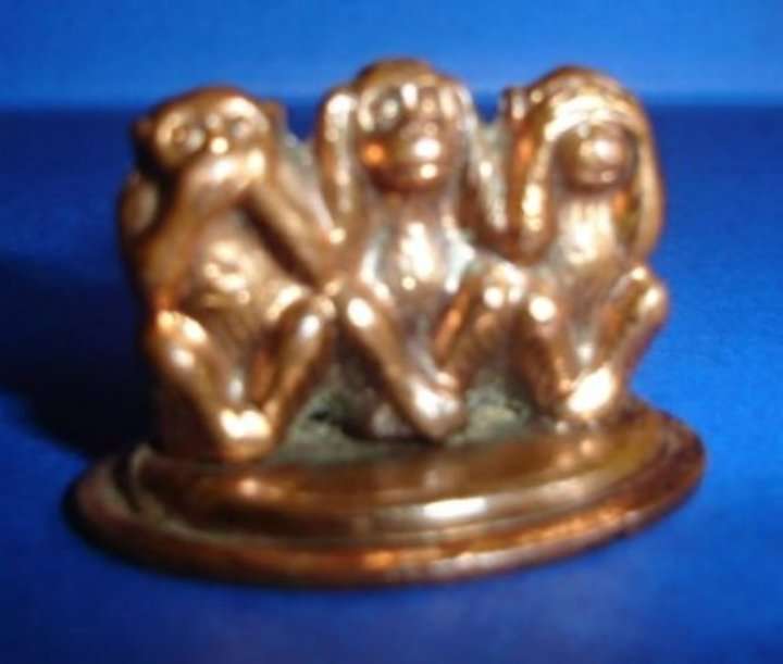 PRINTERS TRAY THREE MONKEYS from BLISFUL