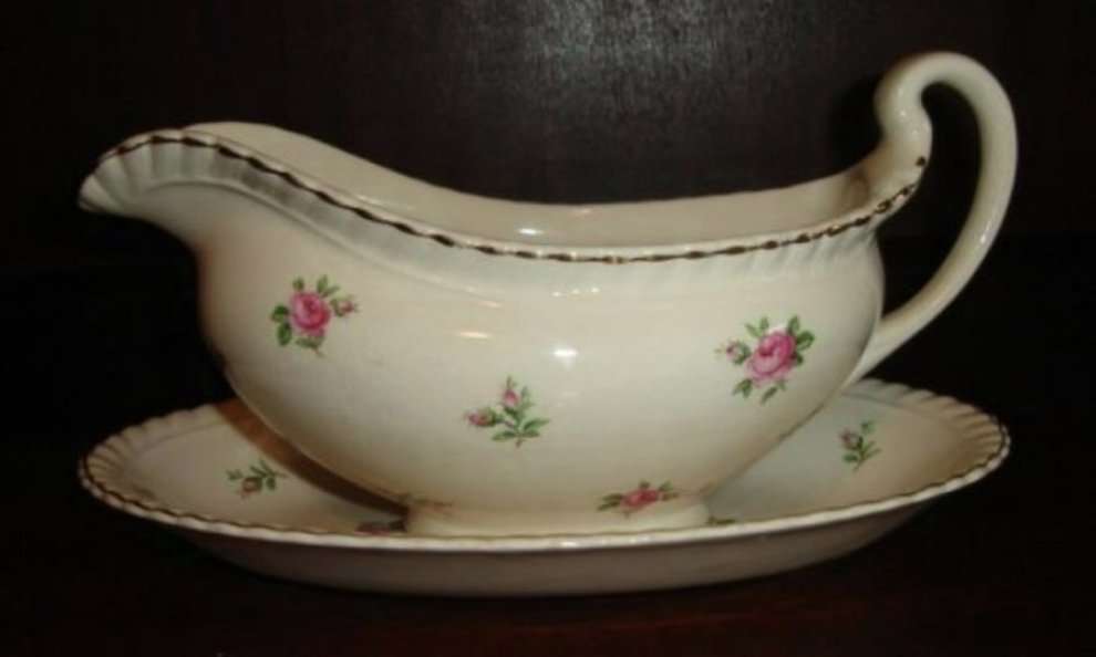 OLD ENGLISH JOHNSON BROS GRAVY BOAT from BLISFUL