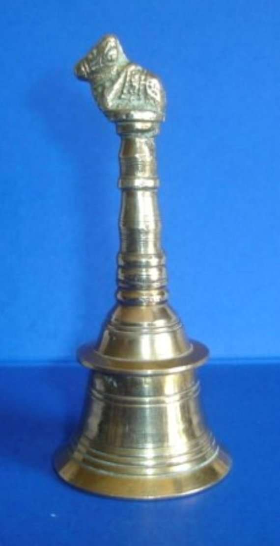 BRASS HINDU HOLY BELL from BLISFUL