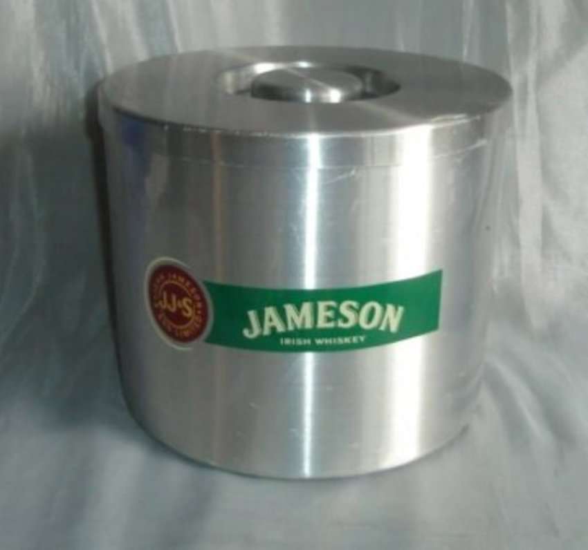 LARGE " JAMESON " METAL ICE BUCKETS from BLISUL