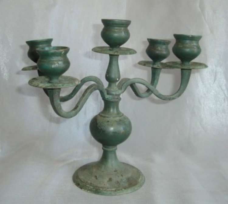 WROUGHT IRON CANDELABRA from BLISFUL
