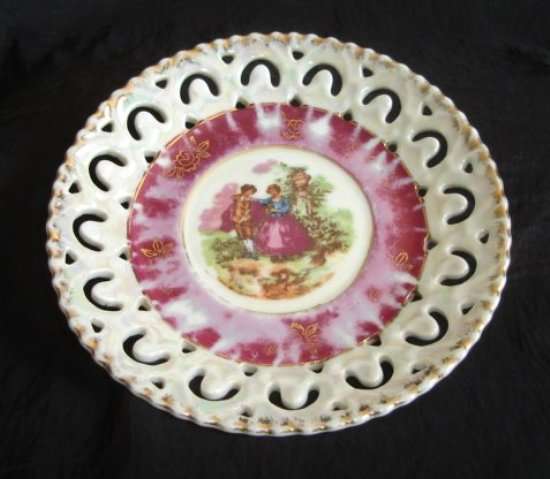 PIERCED ROMANTIC SCENE RACK PLATE from BLISFUL