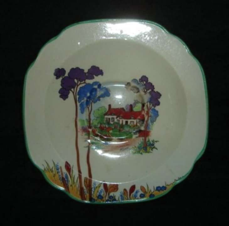 BARKER BROS ' ANN HATAWAY'S COTTAGE SAUCER from BLISFUL