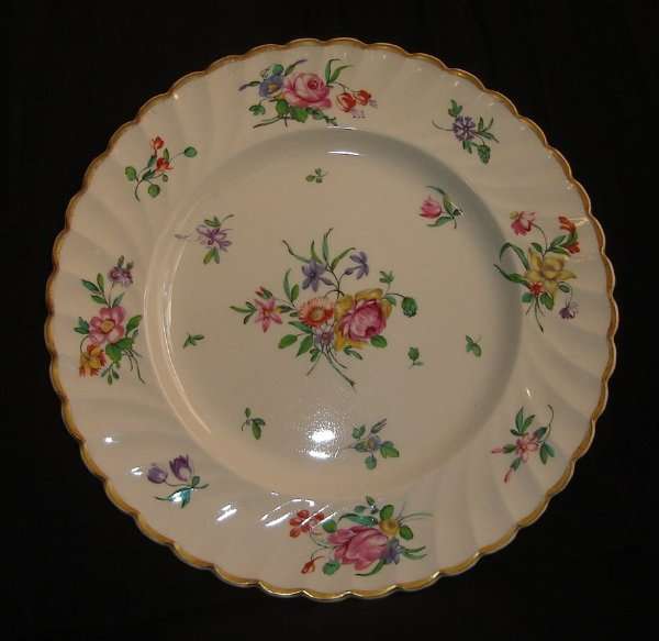 CLARICE CLIFF OLDE BRISTOL FLORAL FISH PLATE from BLISFUL