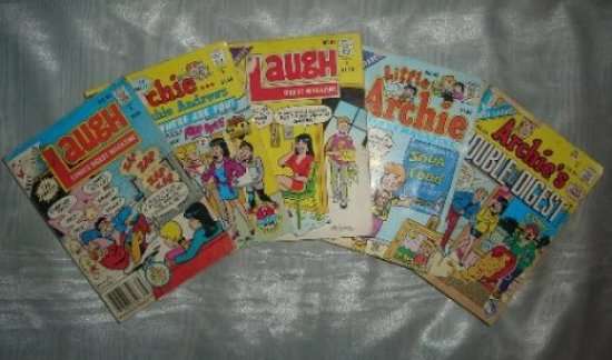 5 X ARCHIE COMICS inculding 1 DOUBLE DIGEST from BLISFUL