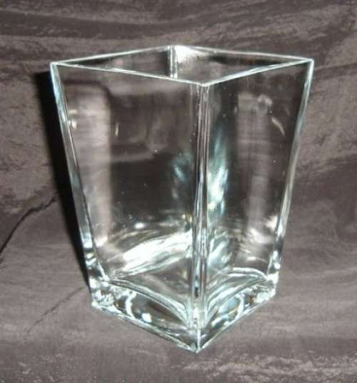 HEAVY GLASS VASE from BLISFUL