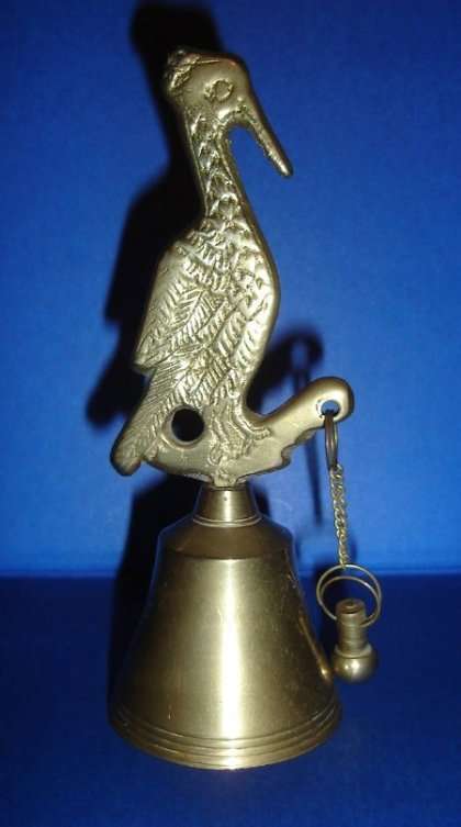 BRASS PELICAN BELL from BLISFUL