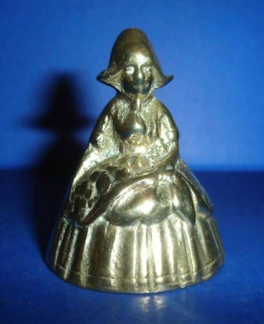 SOLID CAST METAL " LADY " BELL from BLISFUL