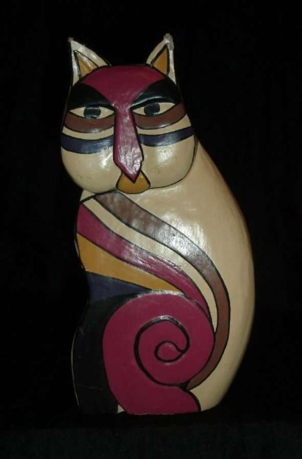 WOODEN CAT from BLISFUL